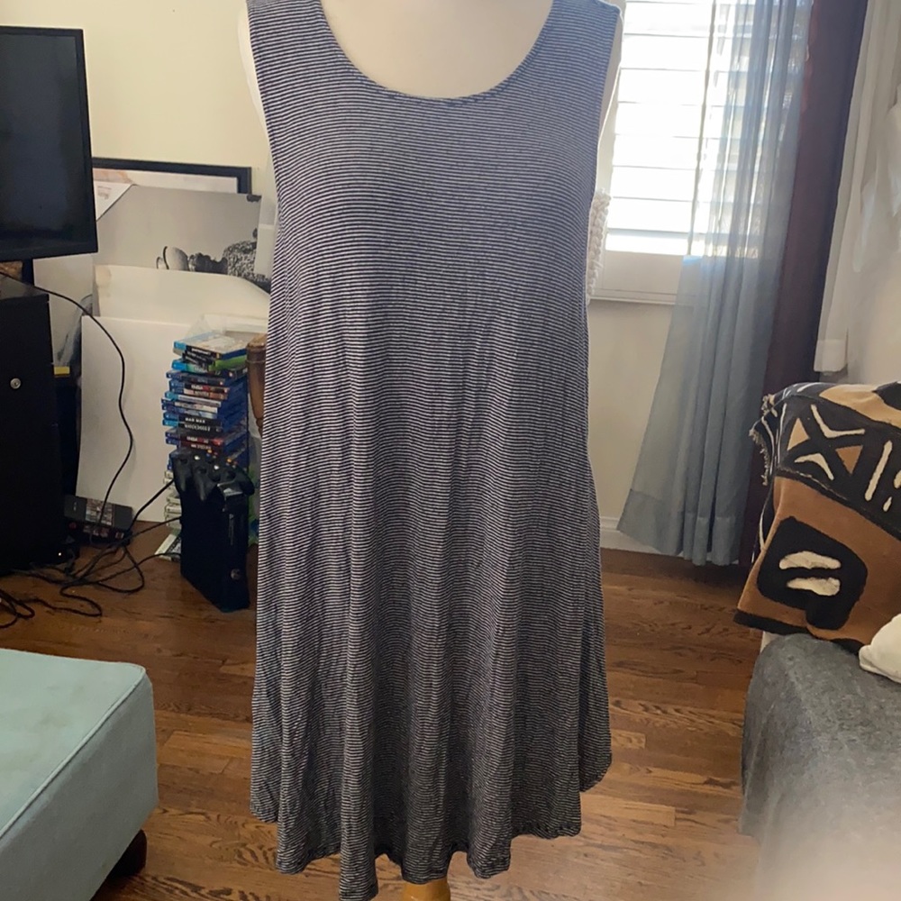 Striped flowy, summer dress